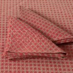 TONY Tablecloth round/oval red