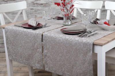 ATLANTA Table runner grey