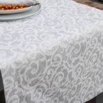 ATLANTA Table runner light grey