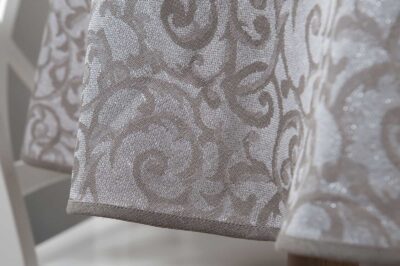 ATLANTA Tablecloth round/oval beige