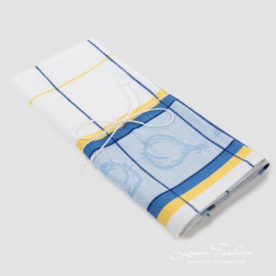 Kitchen towel No. 53 3 Jacquard linen cotton towel.