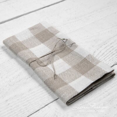 Kitchen towel No. 47 3 Linen kitchen towel no. 47