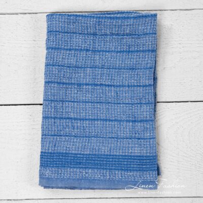 Kitchen towel No. 33 5 Blue kitchen towel with stripes
