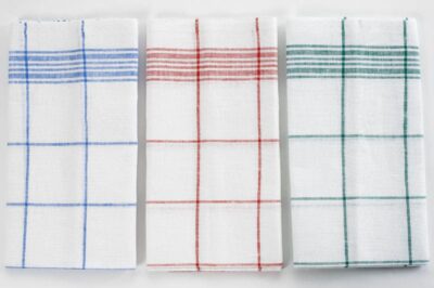 Kitchen towel Set No. 19 6 Set of three linen kitchen towels