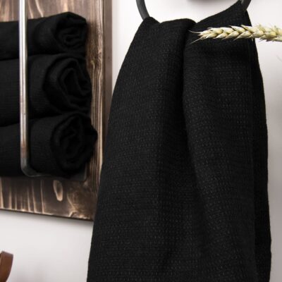 PURO Bath towel black