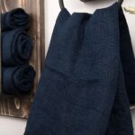 RAY Bath towel dark blue