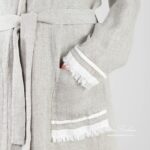 MALTA Bathrobe grey