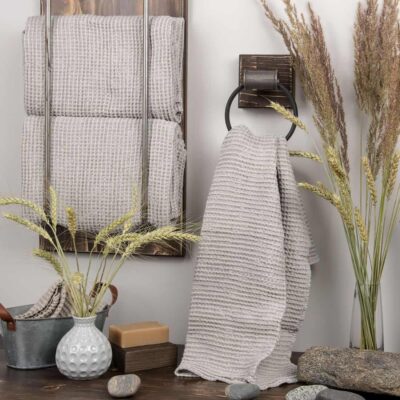 BINGO Bath towel light grey