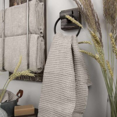 BINGO Bath towel light grey