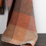 BINGO Bath towel brown checked
