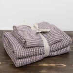 BINGO Bath towel grey violet