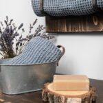 BINGO Bath towel grey blue