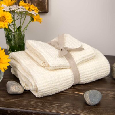 LUNGO Bath towel yellowish