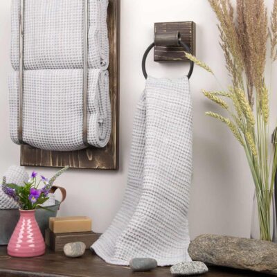 BINGO Bath towel light grey