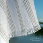 TOSCANA Beach towel multi-color stripes
