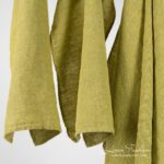 FLINT Bath towel yellow green