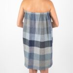 BINGO Wrap towel blue grey