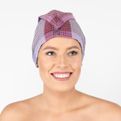 BINGO Hair wrap towel lilac 4 lilac hair wrap linen towel bingo.