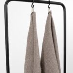 PURO Bath towel grey brown