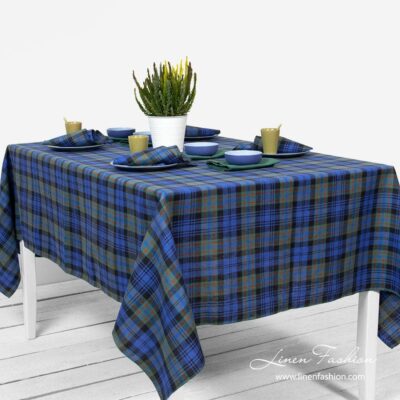 KARO Tablecloth blue