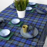 KARO Tablecloth blue
