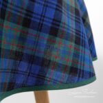 KARO Tablecloth round/oval blue green