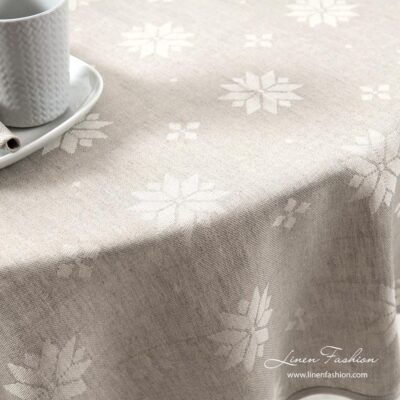 MYSTI Tablecloth round/oval beige 7 MYSTI Tablecloth round/oval beige