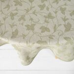 ARGANIA Tablecloth round/oval green