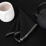 ALBA Table napkin black