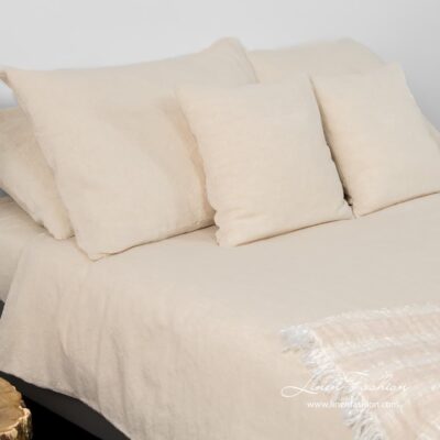 100% linen bedlinen.