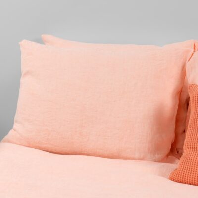 FUZZA Bed linen 11 cushion cover linen peach, in many sizea