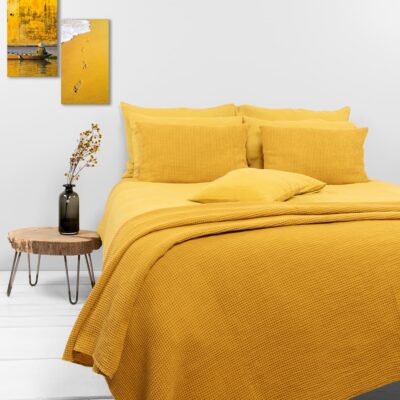 AMBERA Bed linen 7 bedlinen mustard yellow