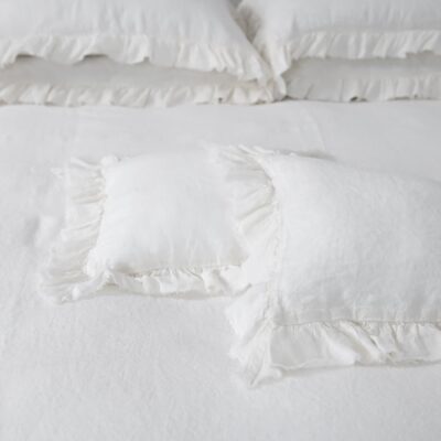 off white linen cushion covers