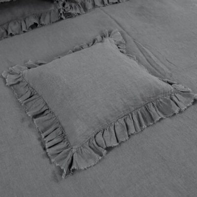 PROVANCE Bed linen dark grey 20 provance dark grey cushion cover