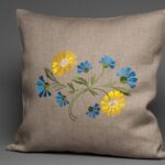 DAISY Cushion cover natural linen
