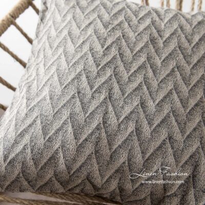 JAPAN Cushion cover grey 4 Linen cushion cover in grey color, japan.