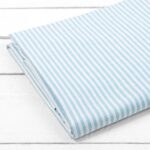 OLDA Flat sheet turquoise striped