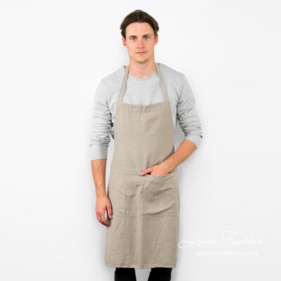 BALI Apron natural 5 Grey apron, bali.