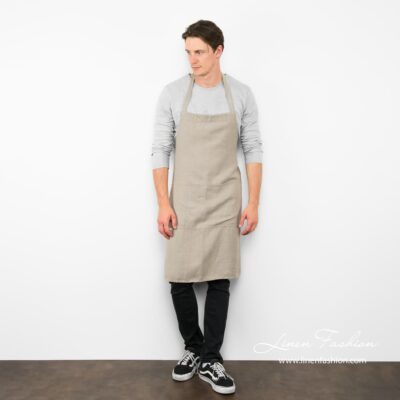 BALI Apron natural 6 BALI apron in grey.