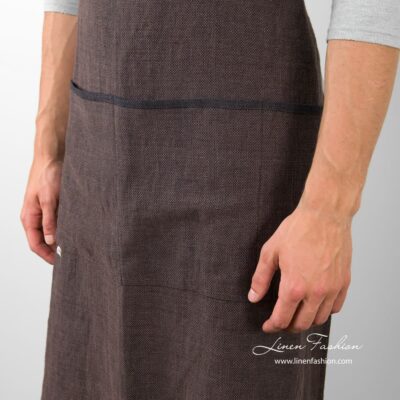 BALI Apron dark brown 8 Dark brown colored apron, bali.