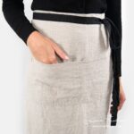 BISTRO LONG Apron natural linen