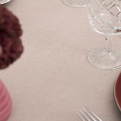 KOMA Tablecloth rosy beige
