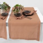 LUNA Table runner light brown