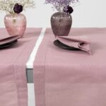 LUNA Table runner lilac