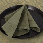 LUNA Table napkin olive