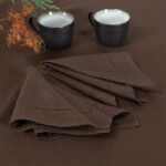 LUNA Table napkin brown