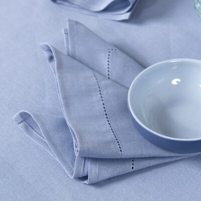 linen cotton light blue napkin, many sizes