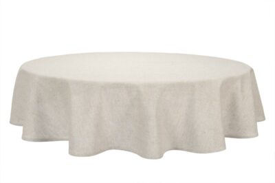 LUNA LAIT Tablecloth round/oval beige 3 LUNA LAIT Tablecloth round/oval beige