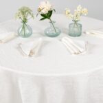 ARVO Tablecloth round white