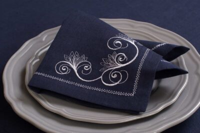 FRIO Table napkin dark blue